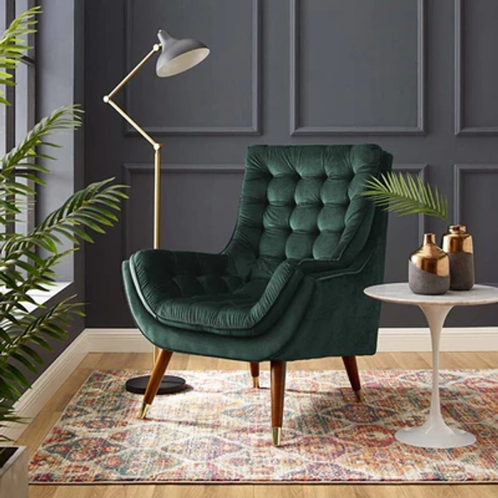 Modern Wing Back Chair for Living Room